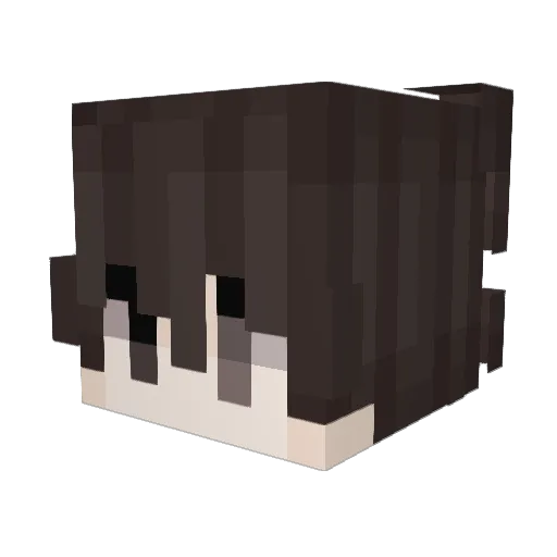 Nenade Minecraft avatar head, 3D render