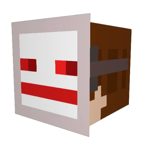 NendoMagooni Minecraft avatar head, 3D render