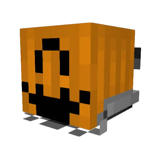 Nene_ge Minecraft avatar head, 3D render