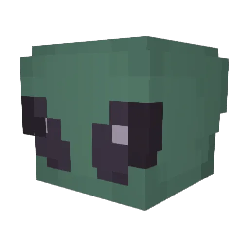 Nenek_ Minecraft avatar head, 3D render