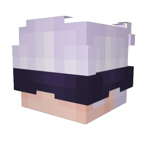 Nenferno Minecraft avatar head, 3D render