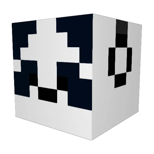 NenntMichKing Minecraft avatar head, 3D render