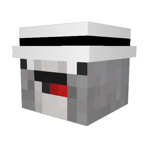 NenoxPvP Minecraft avatar head, 3D render