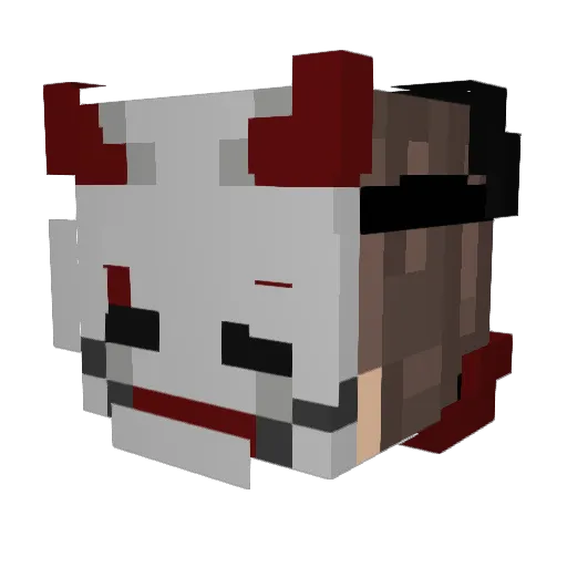 NeoBadIsAGod Minecraft avatar head, 3D render