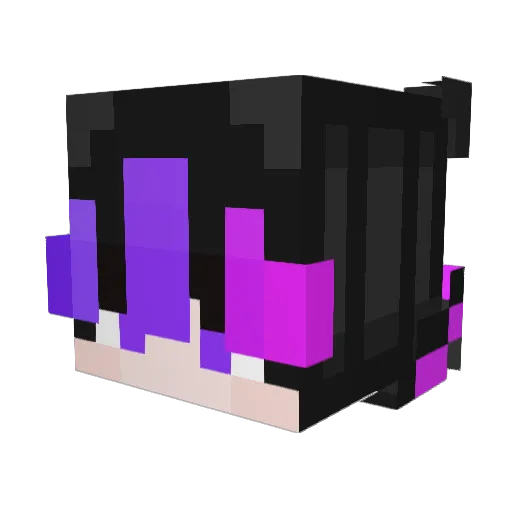 NeoBrisk Minecraft avatar head, 3D render