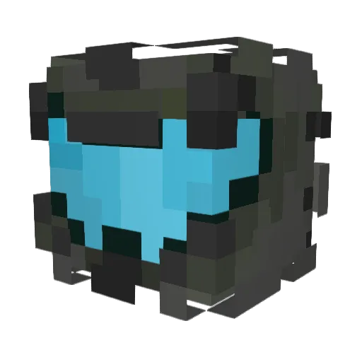 NeoCheesecake Minecraft avatar head, 3D render