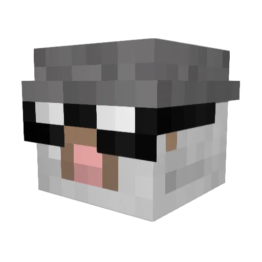 NeoCloudZ Minecraft avatar head, 3D render