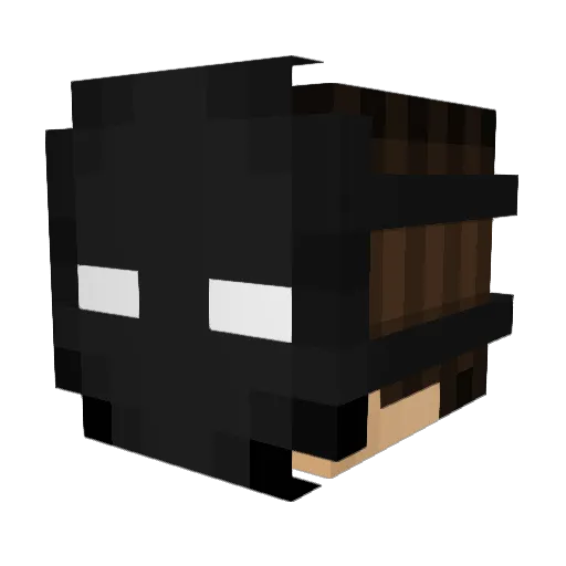 NeoGre3n Minecraft avatar head, 3D render