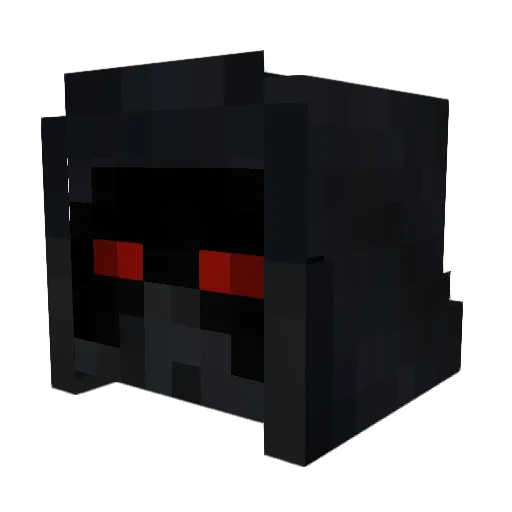 NeoGrey Minecraft avatar head, 3D render