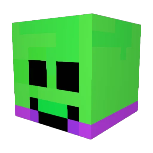 NeoJourney Minecraft avatar head, 3D render
