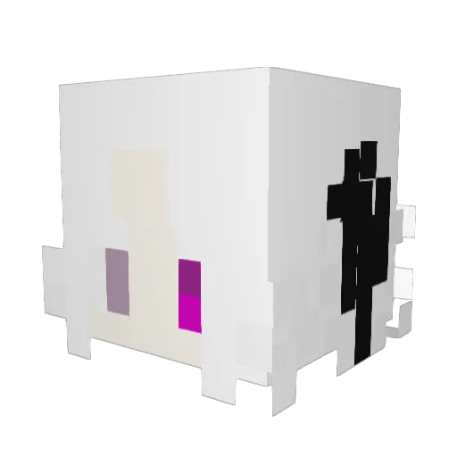 NeoKosmo Minecraft avatar head, 3D render