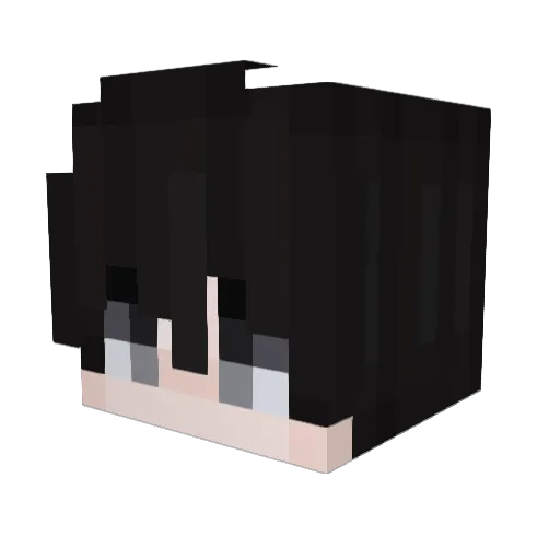 NeoLactyma Minecraft avatar head, 3D render
