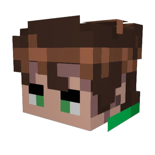 NeoNOne1337 Minecraft avatar head, 3D render