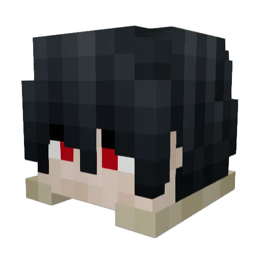 NeoNYT_ Minecraft avatar head, 3D render
