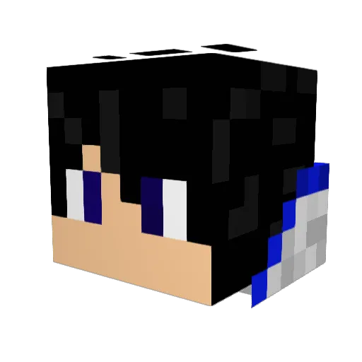 NeoPrince_ Minecraft avatar head, 3D render