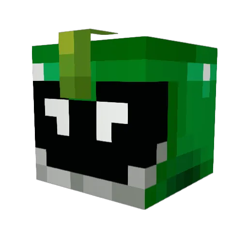 NeoSomething Minecraft avatar head, 3D render