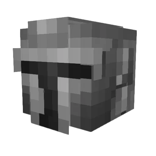 NeoVifo Minecraft avatar head, 3D render