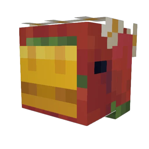 NeoX_1 Minecraft avatar head, 3D render