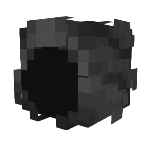 NeoXiise Minecraft avatar head, 3D render