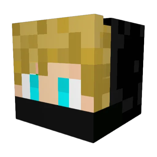NeoZ___ Minecraft avatar head, 3D render