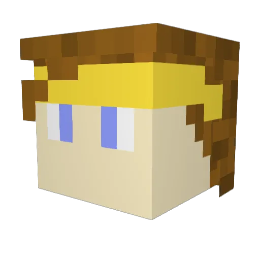 Neo_Kraken Minecraft avatar head, 3D render