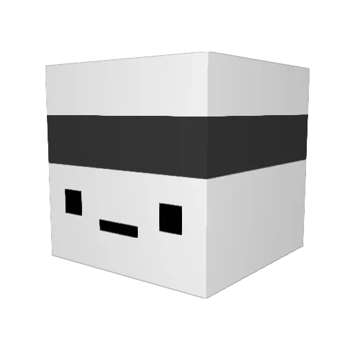 Neo_Laci Minecraft avatar head, 3D render