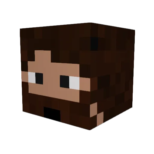Neo_Steel Minecraft avatar head, 3D render