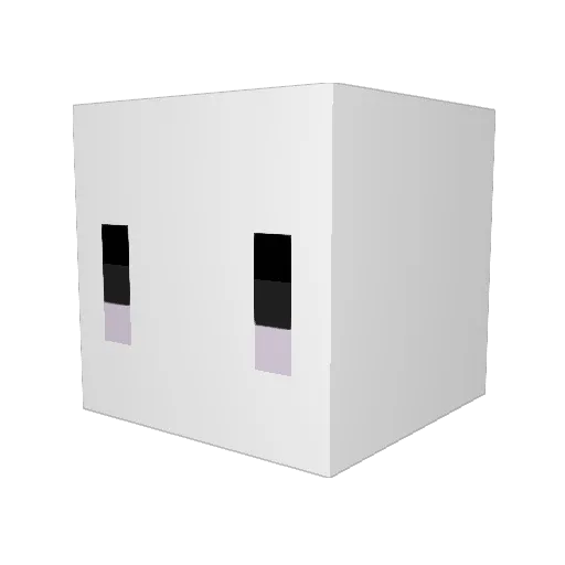 Neo_nn Minecraft avatar head, 3D render