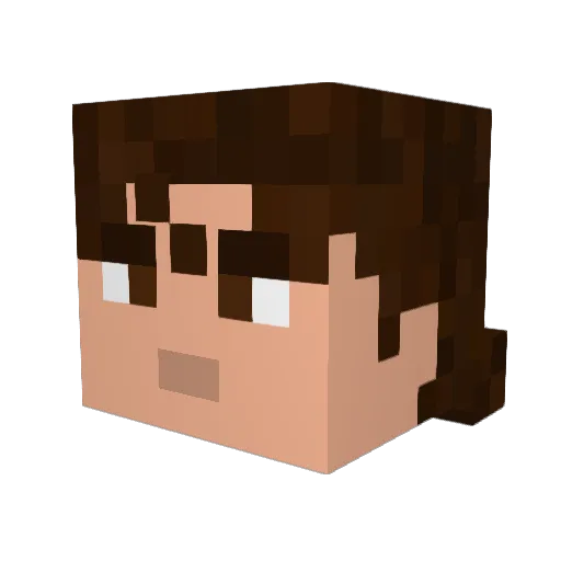 Neo_the_Starman Minecraft avatar head, 3D render