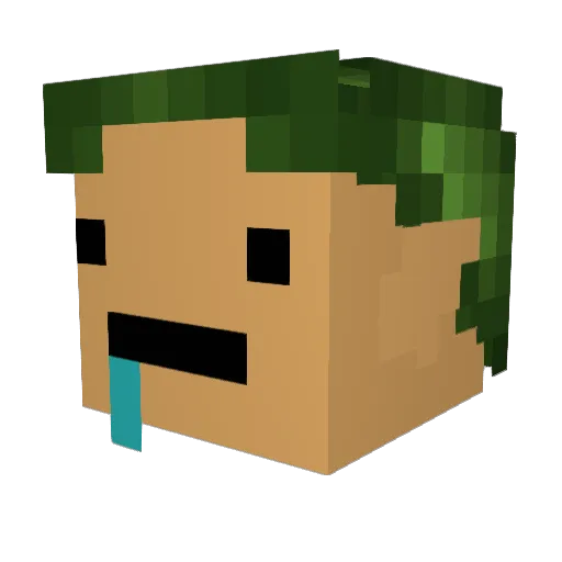 Neocube1994 Minecraft avatar head, 3D render