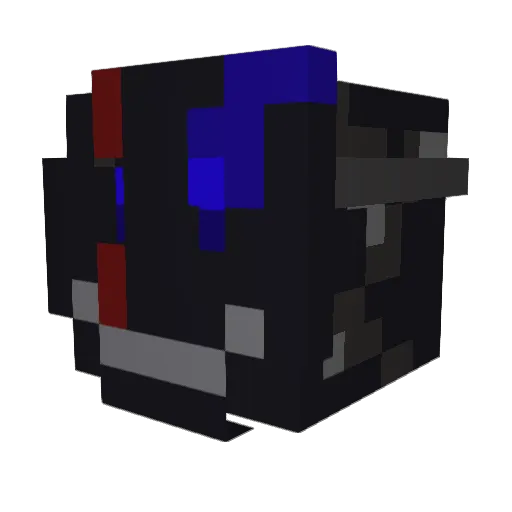 Neodantes Minecraft avatar head, 3D render