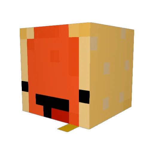 Neoh09 Minecraft avatar head, 3D render