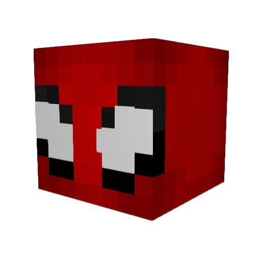 Neojuke Minecraft avatar head, 3D render