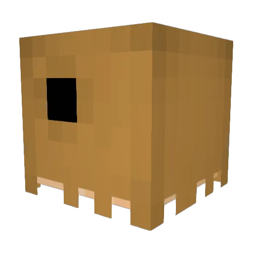 Neolith Minecraft avatar head, 3D render