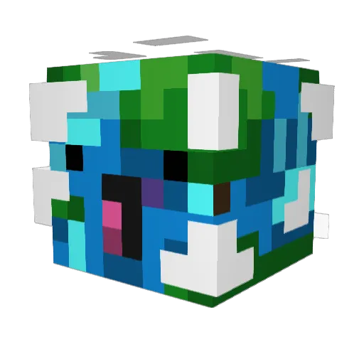 Neomatrix03 Minecraft avatar head, 3D render