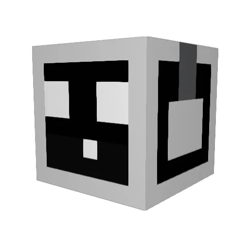 Neon2468 Minecraft avatar head, 3D render