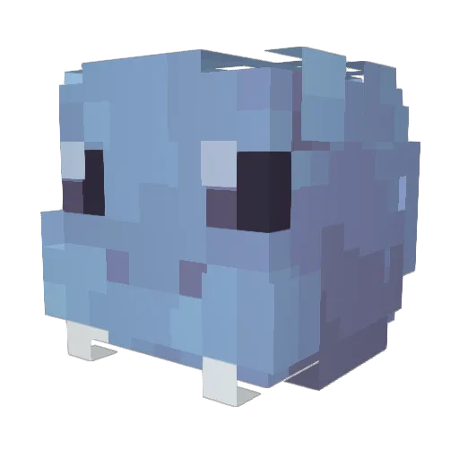 NeonEthan Minecraft avatar head, 3D render