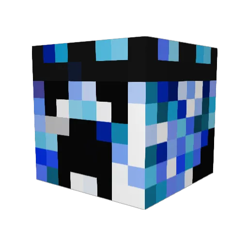 NeonGBX Minecraft avatar head, 3D render