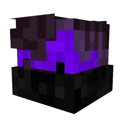 NeonJelli Minecraft avatar head, 3D render