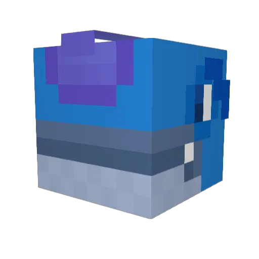 NeonTetra053 Minecraft avatar head, 3D render
