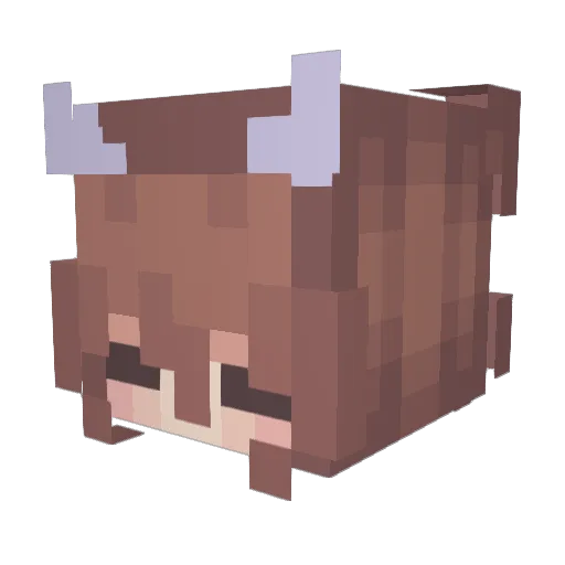 Neon_Diamond10 Minecraft avatar head, 3D render