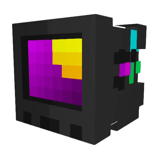 Neon_Digitalis Minecraft avatar head, 3D render