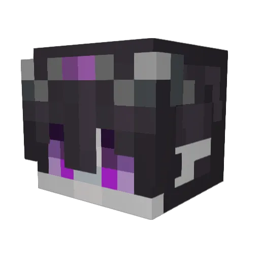 Neon_br0 Minecraft avatar head, 3D render