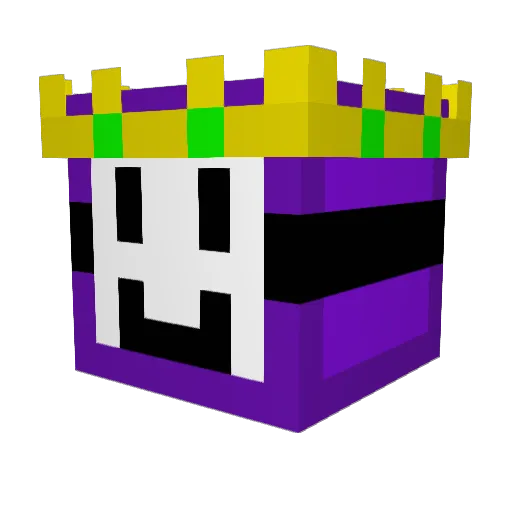 Neon_rareplasma Minecraft avatar head, 3D render