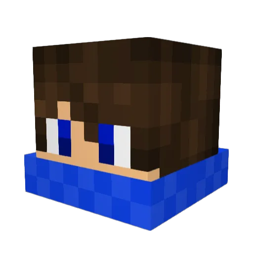 Neon_trooper911 Minecraft avatar head, 3D render