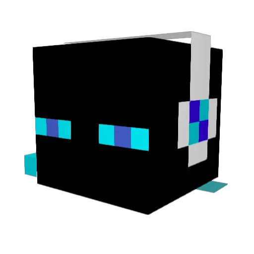 Neonslays14 Minecraft avatar head, 3D render