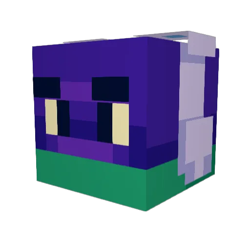 Neophyte14 Minecraft avatar head, 3D render