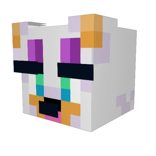 Minecraft-Avatar von Neoraccs: Kopf als 3D-Render
