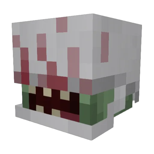 Neoveur Minecraft avatar head, 3D render