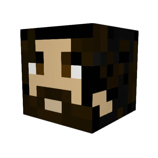 Neoviper533 Minecraft avatar head, 3D render